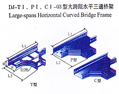 dj-tI、pI、cI-03型大跨距水平三通橋架